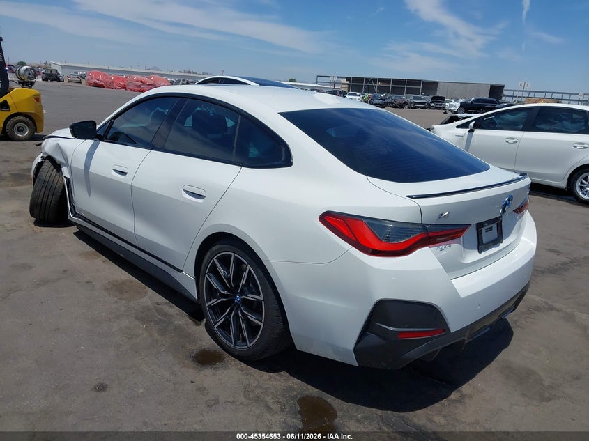 Vin: wby73aw08rfs33006, lot: 45852600, bmw i4 gran coupe edrive40 20243