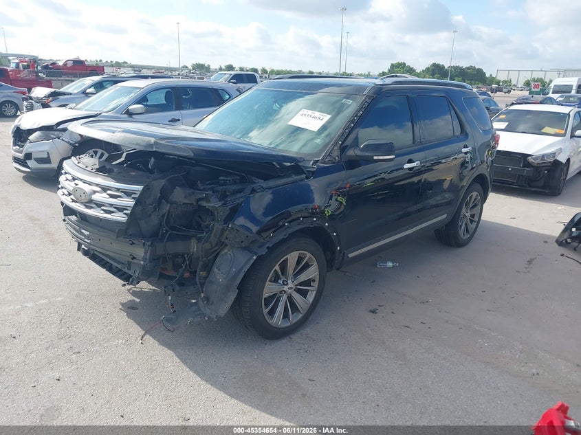 VIN 1FM5K8F88JGA69700 2018 FORD EXPLORER LIMITED