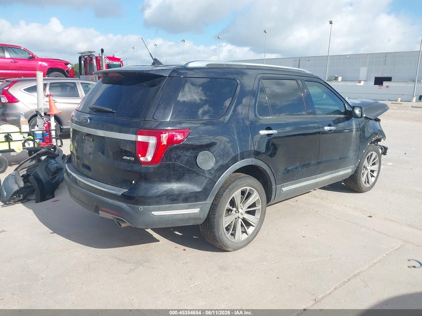 VIN 1FM5K8F88JGA69700 2018 FORD EXPLORER LIMITED