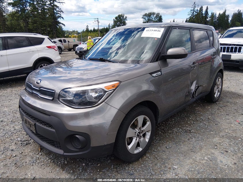 Vin: kndjn2a2xh7482965, lot: 45852793, kia soul 20172
