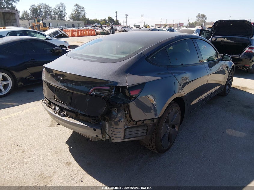 Vin: 5yj3e1ea6pf629148, lot: 45852810, tesla model 3 rear-wheel drive 20234