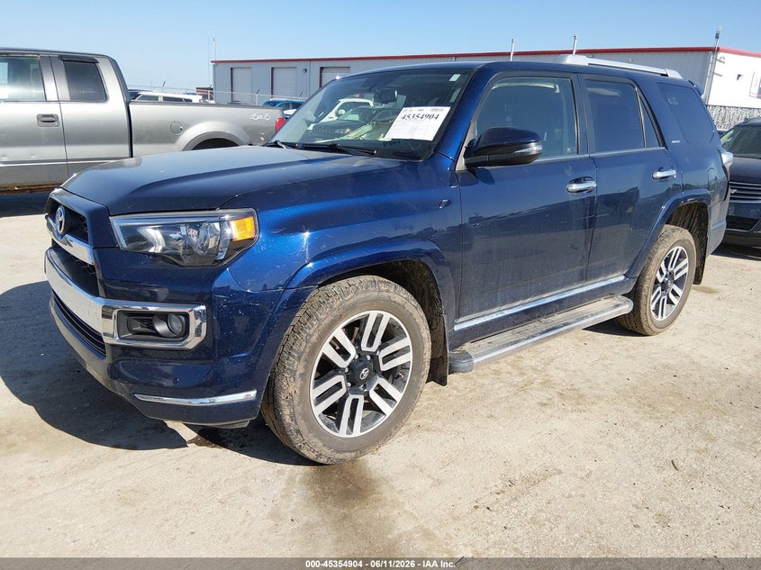 Vin: jtebu5jr7h5469989, lot: 45852851, toyota 4runner limited 20172