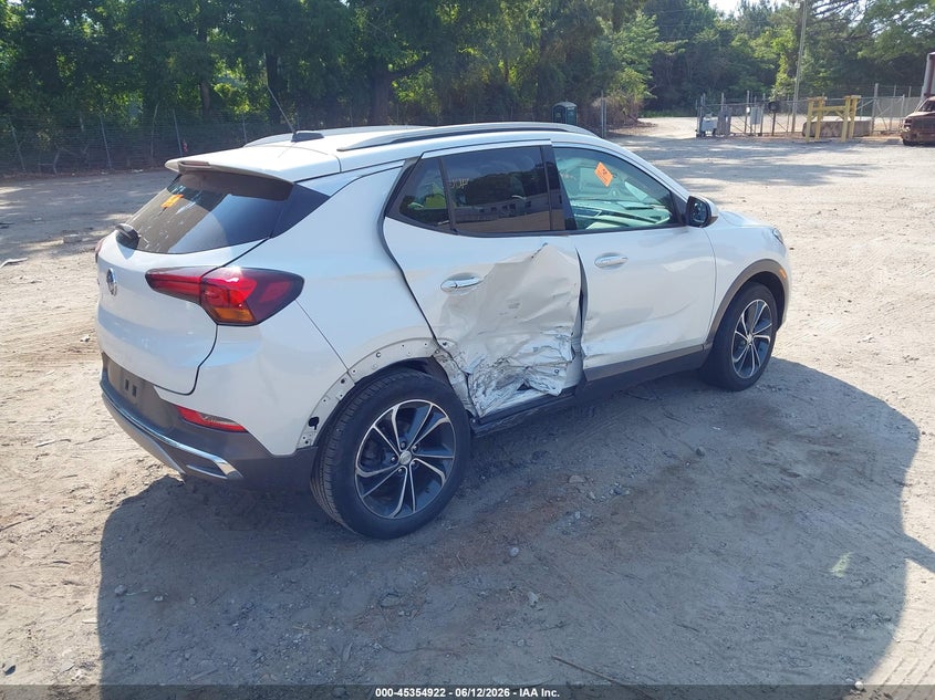 Vin: kl4mmfsl3lb119597, lot: 45852869, buick encore gx fwd essence 20204