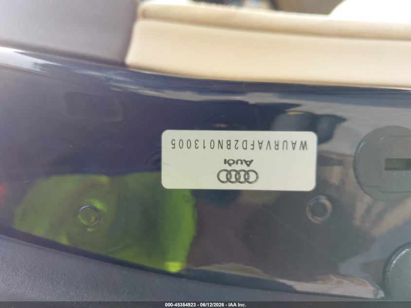 2011 Audi A8 L 4.2 VIN: WAURVAFD2BN013005 Lot: 45354923