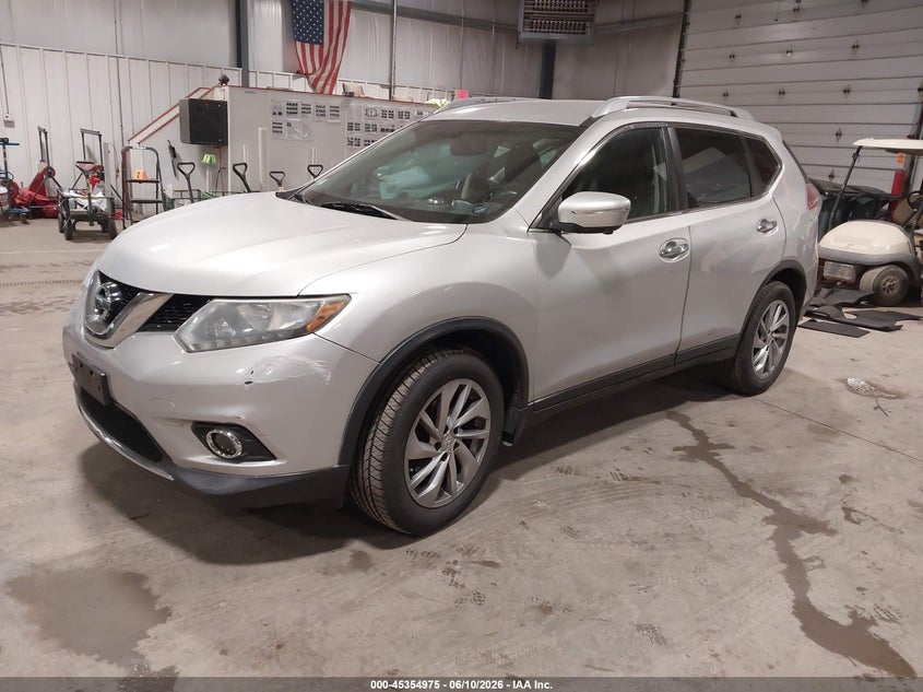 2014 Nissan Rogue Sl 5N1AT2MV5EC819004 photo 1