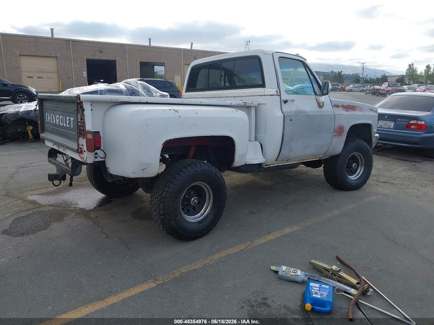 1985 CHEVROLET K10 COUPE 5.7L V8 CRB OHV C