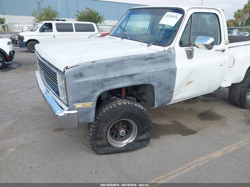 1985 CHEVROLET K10 COUPE 5.7L V8 CRB OHV C