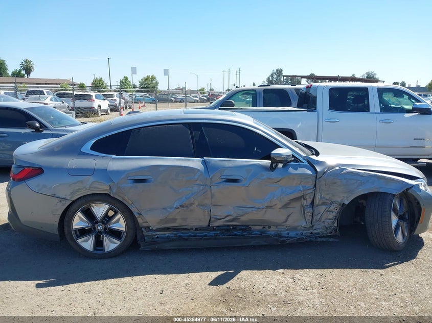 2025 BMW I4 Gran Coupe Edrive40 VIN: WBY23HD05SFU11479 Lot: 45354977