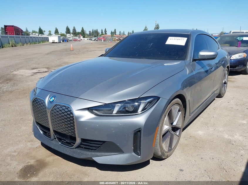 Vin: wby23hd05sfu11479, lot: 45852924, bmw i4 gran coupe edrive40 20252