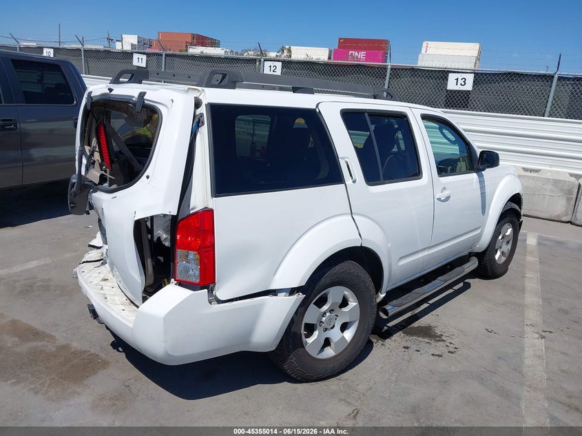 2010 NISSAN PATHFINDER SPORT UTILITY VEHICLE 4.0L V-6 DOHC, VVT, 266HP