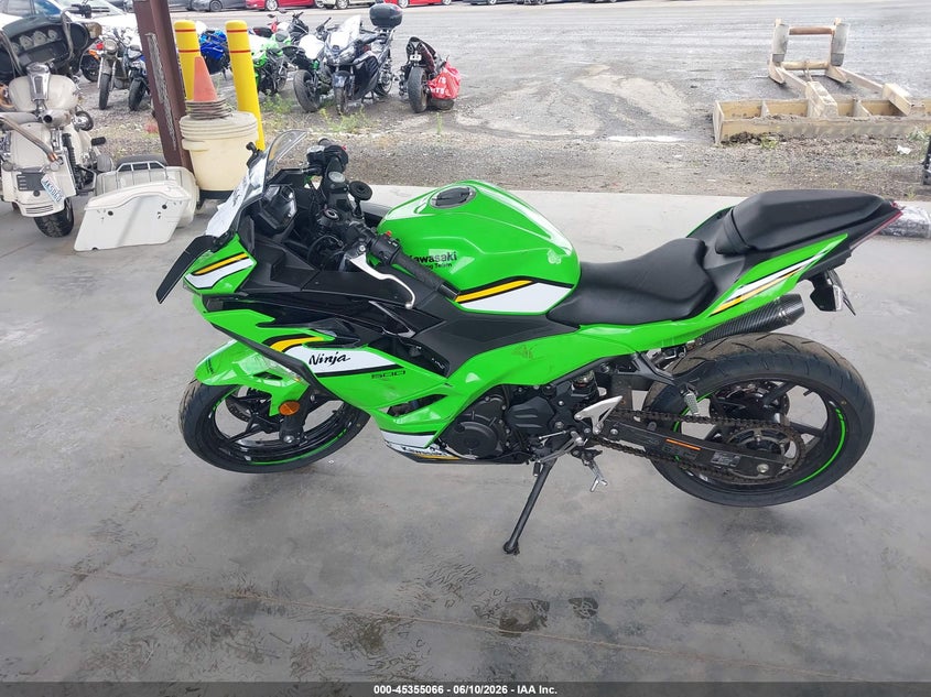 2025 Kawasaki Ex500 H VIN: ML5EXGH17SDA56808 Lot: 45355066