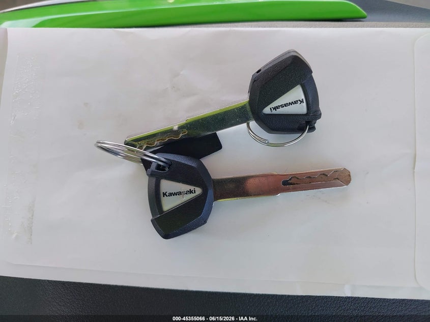 2025 Kawasaki Ex500 H VIN: ML5EXGH17SDA56808 Lot: 45355066