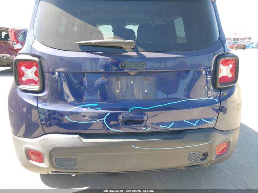 2020 Jeep Renegade Altitude Fwd VIN: ZACNJABB9LPL51153 Lot: 45355078