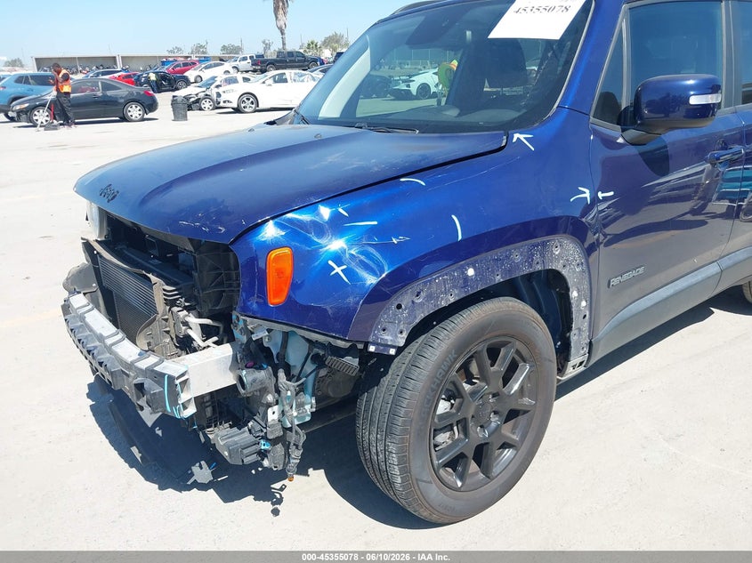 2020 Jeep Renegade Altitude Fwd VIN: ZACNJABB9LPL51153 Lot: 45355078