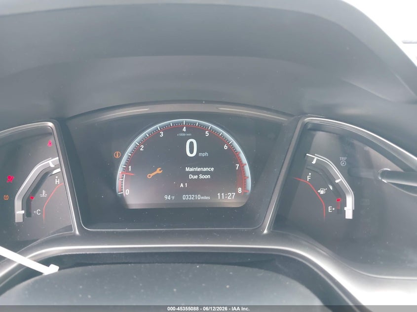2017 HONDA CIVIC COUPE 1.5L I-4 DI, DOHC, VVT, TURBO, 205HP