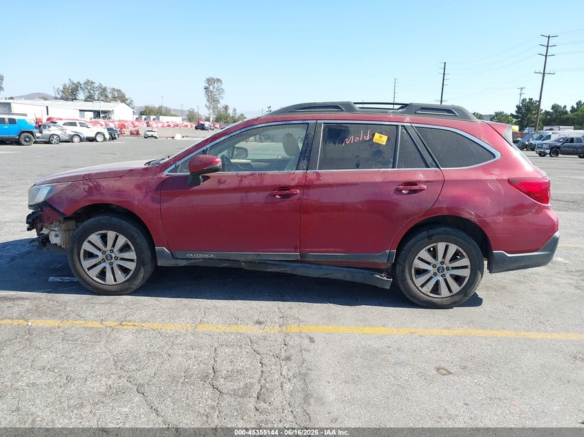 2019 SUBARU OUTBACK SPORT UTILITY VEHICLE 2.5L H-4 DOHC, VVT, 175HP