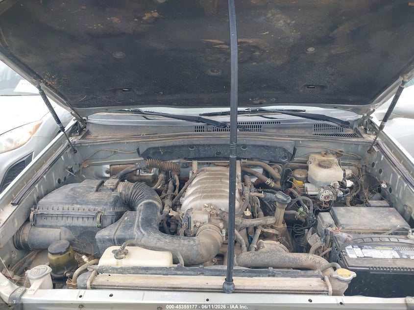 2003 LEXUS GX SPORT UTILITY VEHICLE 4.7L V-8 DOHC, 235HP