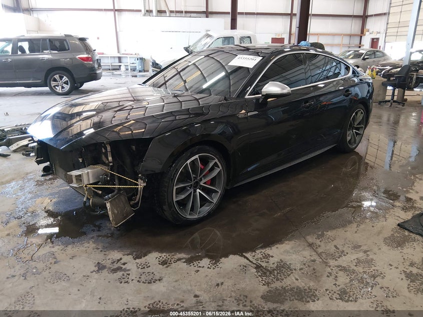 Vin: wauc4cf55ja030514, lot: 45853148, audi s5 3.0t premium plus 20182