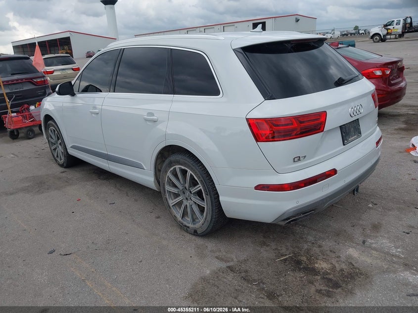 Vin: wa1vaaf78jd037878, lot: 45853158, audi q7 3.0t premium 20183