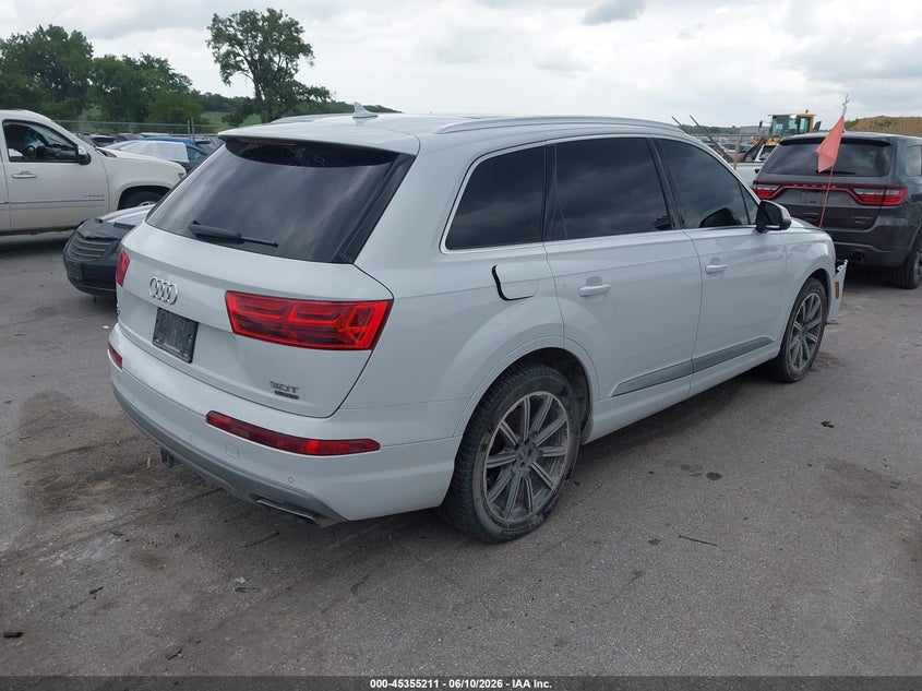 Vin: wa1vaaf78jd037878, lot: 45853158, audi q7 3.0t premium 20184