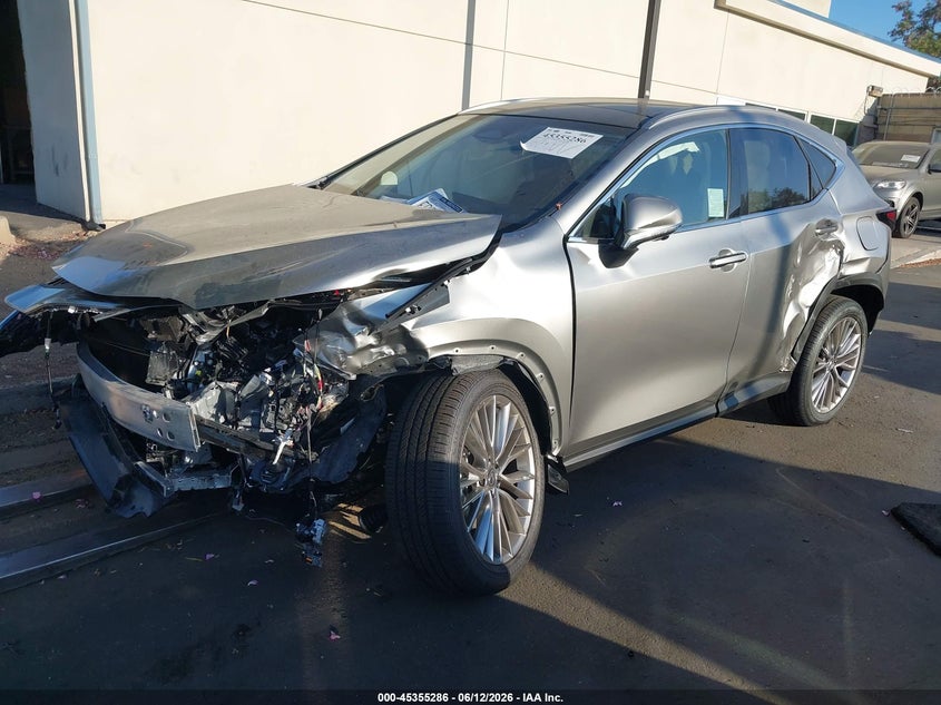 Vin: jtjhkcez2t2080882, lot: 45853233, lexus nx 350h luxury 20262