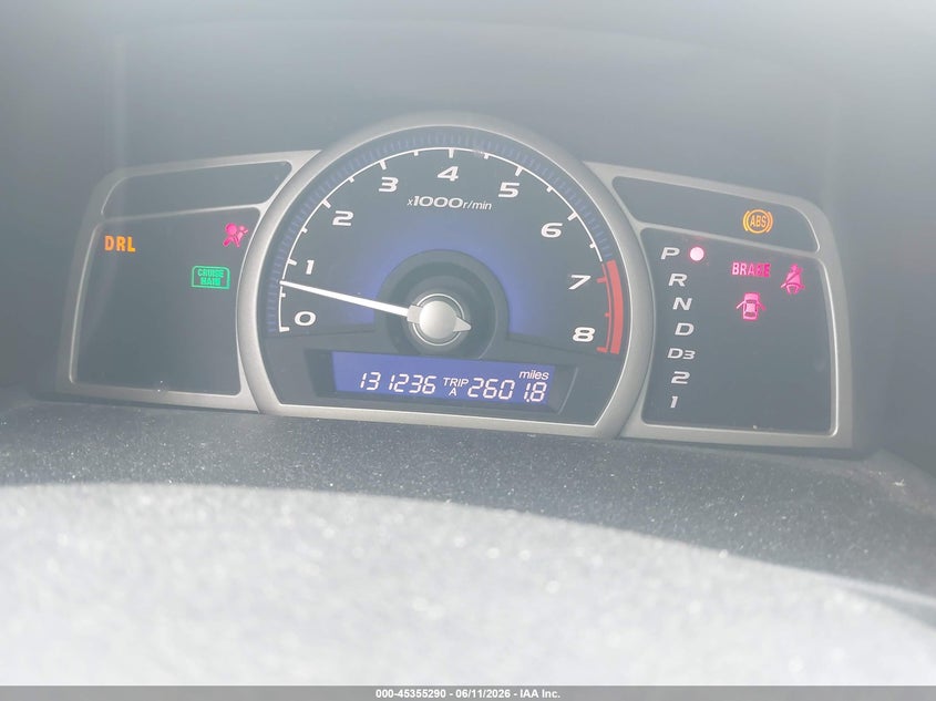 2010 HONDA CIVIC SEDAN 1.8L I-4 VVT, 140HP