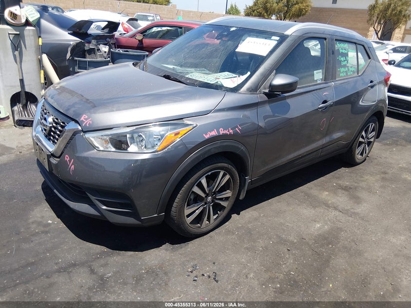 2020 NISSAN KICKS SPORT UTILITY VEHICLE 1.6L I-4 DOHC, VVT, 122HP