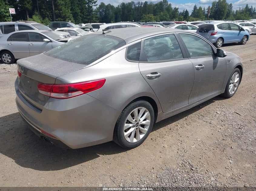 Vin: 5xxgt4l36gg067455, lot: 45853262, kia optima lx 20164