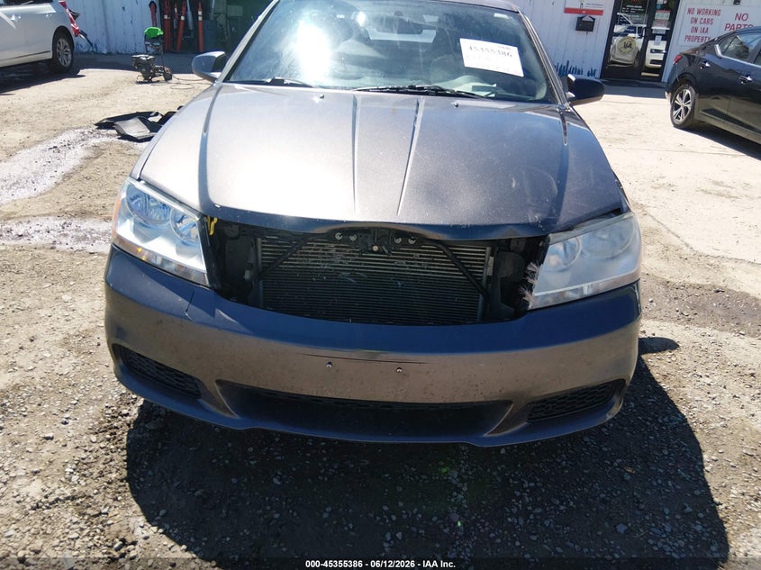 2014 Dodge Avenger Se VIN: 1C3CDZAB3EN196908 Lot: 45355386