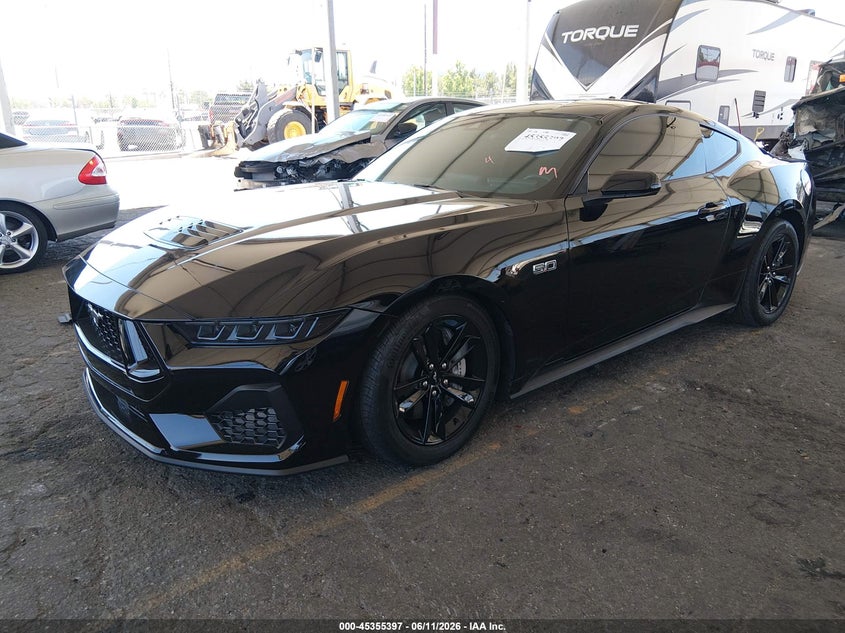 Vin: 1fa6p8cf9t5402598, lot: 45853344, ford mustang gt fastback 20262