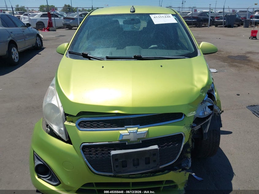 2013 Chevrolet Spark 1Lt Auto VIN: KL8CD6S92DC502876 Lot: 45355448