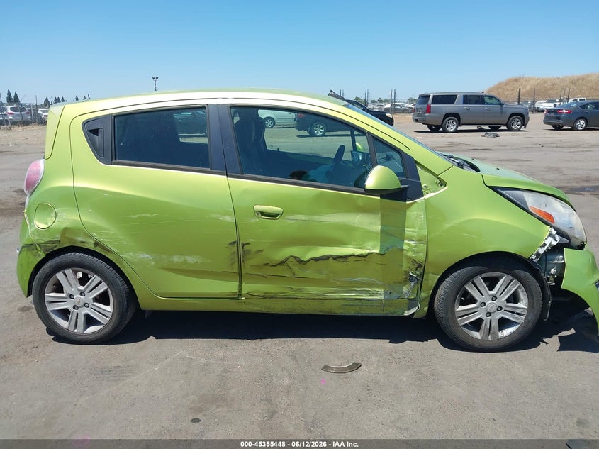 2013 Chevrolet Spark 1Lt Auto VIN: KL8CD6S92DC502876 Lot: 45355448