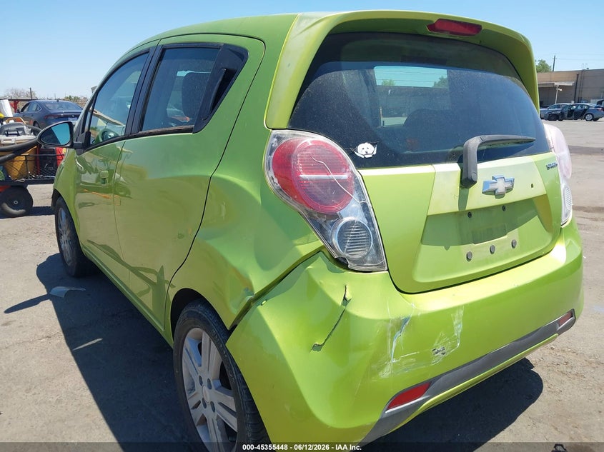 2013 Chevrolet Spark 1Lt Auto VIN: KL8CD6S92DC502876 Lot: 45355448