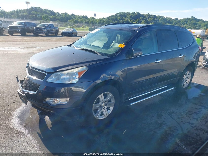 Vin: 1gnkrjed2cj241032, lot: 45853421, chevrolet traverse 2lt 20122