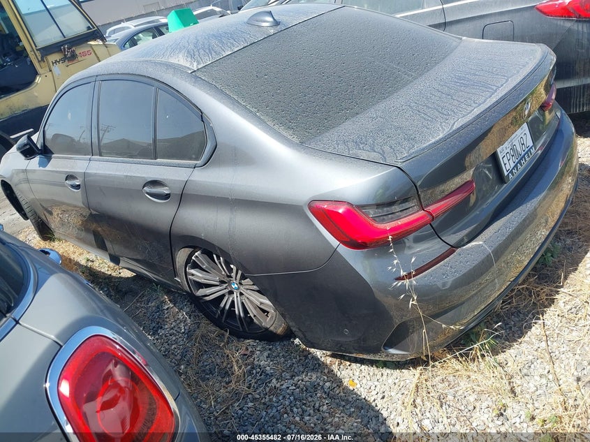 Vin: 3mw5u7j05m8b52088, lot: 45853429, bmw m340i 20213