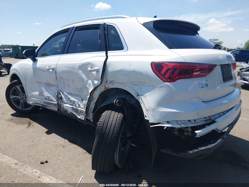 Vin: wa1eecf37l1041941, lot: 45853436, audi q3 premium plus 45 tfsi s line quattro tiptronic 20203