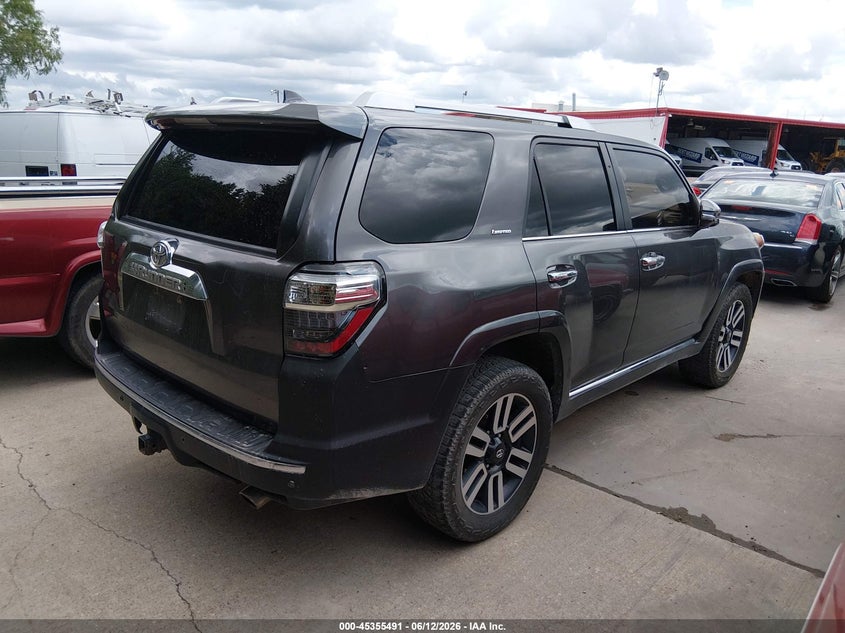 Vin: jtebu5jr9h5409700, lot: 45853438, toyota 4runner limited 20174