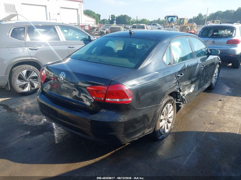 2014 VOLKSWAGEN PASSAT SEDAN 2.5L I-5 DOHC, VVT, 170HP
