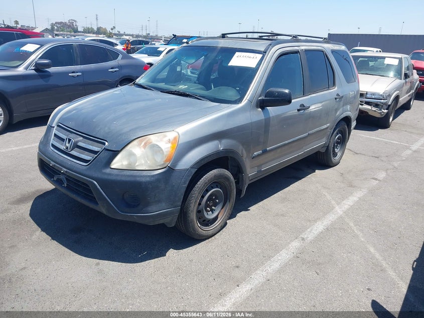 2006 HONDA CR-V SPORT UTILITY VEHICLE 2.4L I-4 DOHC, VVT, 156HP