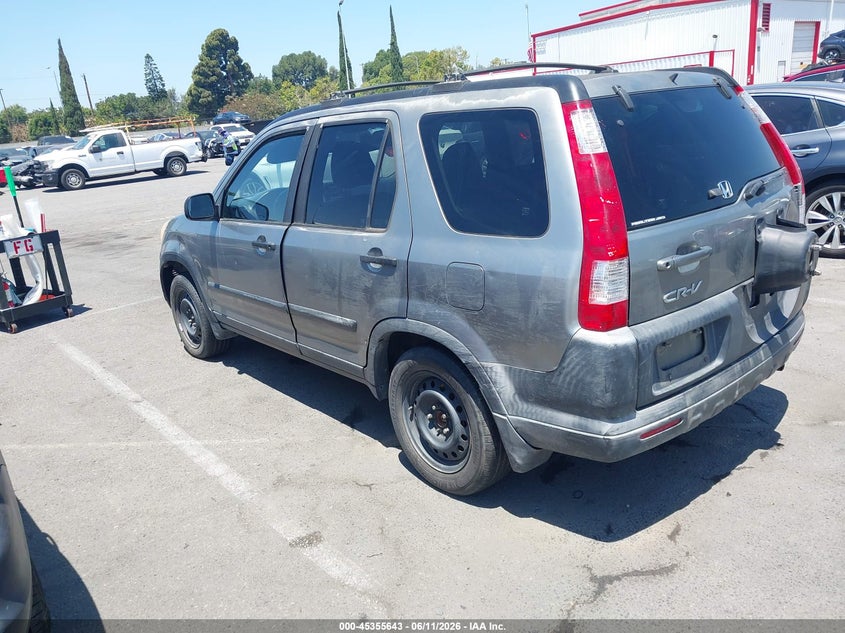 2006 HONDA CR-V SPORT UTILITY VEHICLE 2.4L I-4 DOHC, VVT, 156HP