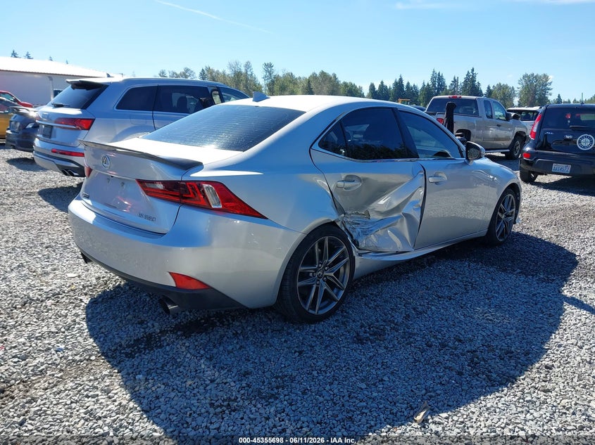 Vin: jthbe1d26g5023760, lot: 45853645, lexus is 350 20164