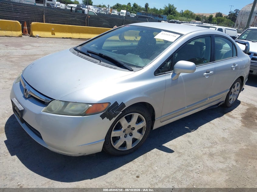 2007 Honda Civic Lx 1HGFA16527L137726 photo 1