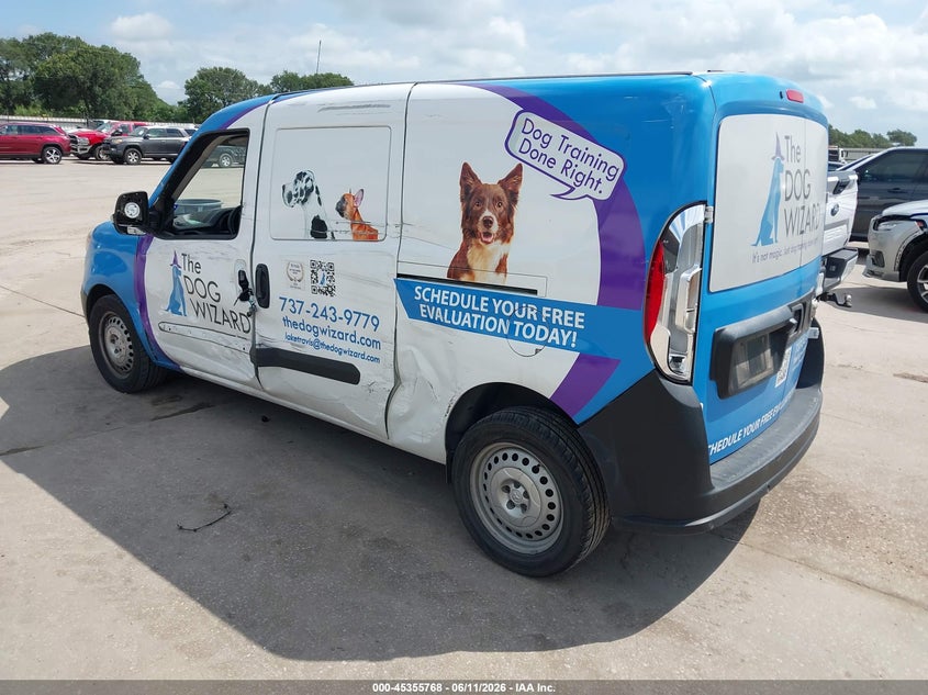 Vin: zfbhrfab6l6r51562, lot: 45853715, ram promaster city tradesman 20203