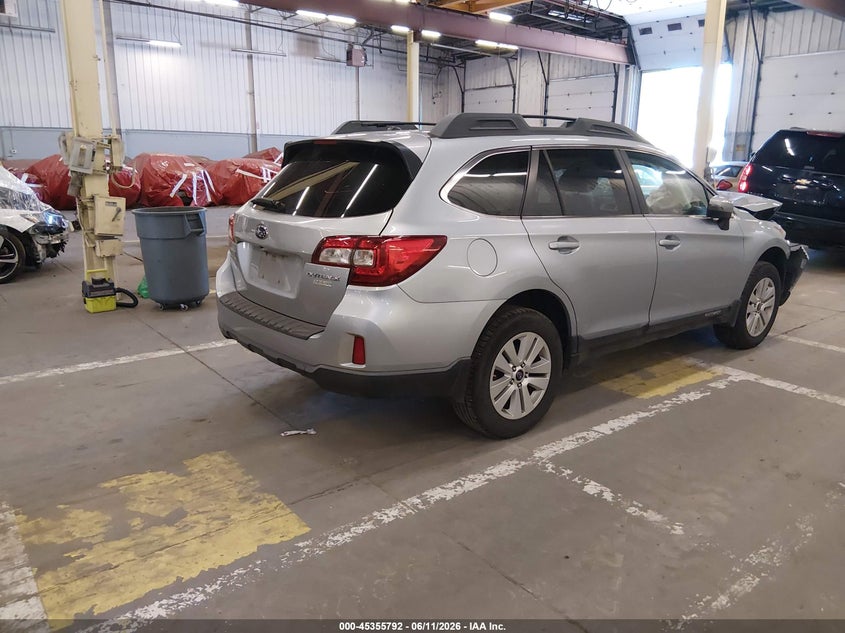 Vin: 4s4bsafc5f3314823, lot: 45853739, subaru outback 2.5i premium 20154