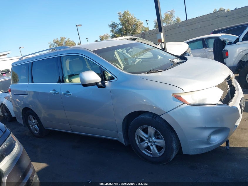 2016 Nissan Quest Platinum/S/Sl/Sv VIN: JN8AE2KP0G9155167 Lot: 45355793