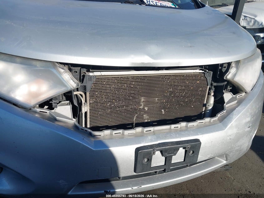 2016 Nissan Quest Platinum/S/Sl/Sv VIN: JN8AE2KP0G9155167 Lot: 45355793