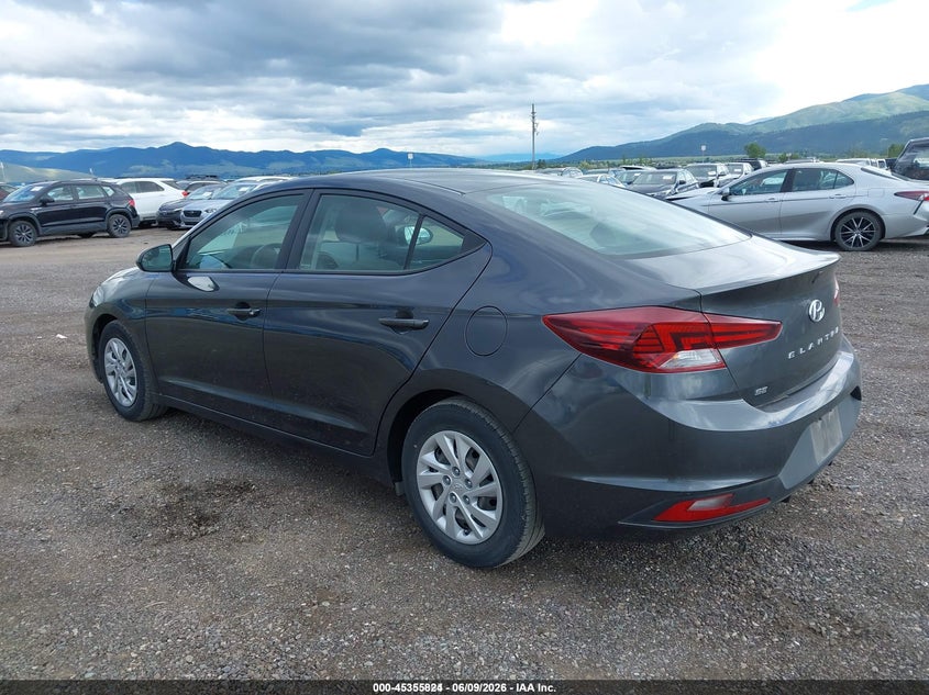 2020 HYUNDAI ELANTRA auction photo 3