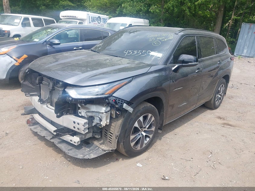 Vin: 5tdkdrbh0ss588941, lot: 45853817, toyota highlander xse 20252