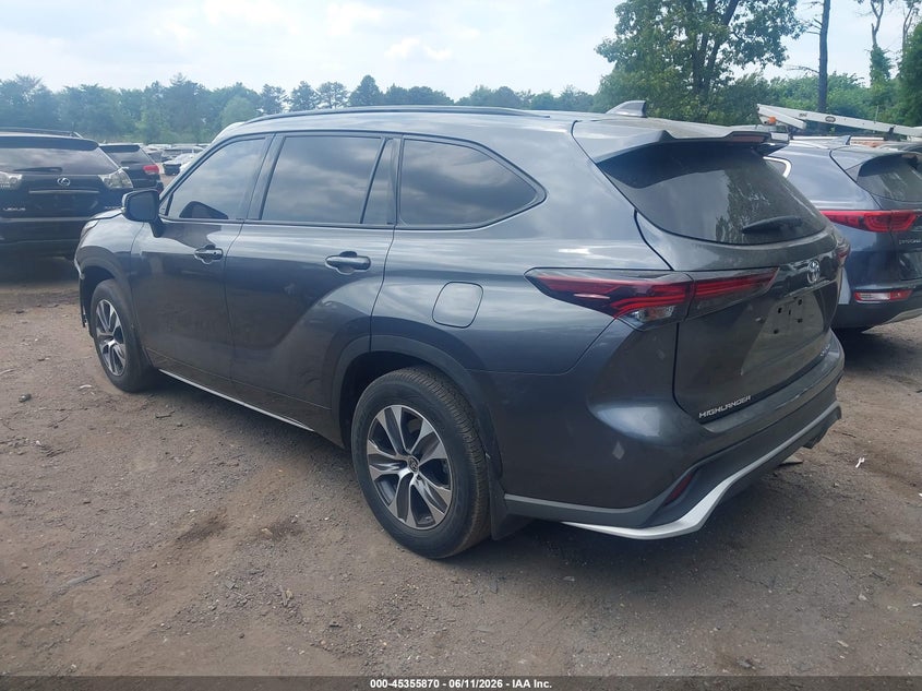Vin: 5tdkdrbh0ss588941, lot: 45853817, toyota highlander xse 20253