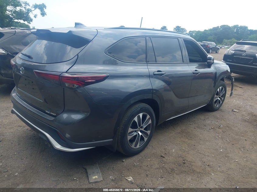 Vin: 5tdkdrbh0ss588941, lot: 45853817, toyota highlander xse 20254